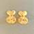 Post Earring Backs Lifters Supports 14x10mm Hypoallergenic Gold Plated Copper Q2 Pair Per Pkg