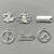 Namaste Mixed Charm Bundle Antique Silver Plated Q6 Per Pkg