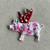 Pinky Glitter Flying Pig Winged Pig When Pigs Fly Hand Painted Pig Pendant