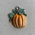 Heirloom Pumpkin Pendant Hand Painted 55x44mm Per Pc