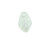 Light Azore 15x10mm Small Leaf Beach Sea Glass Frosted Charms Q8 per Pkg