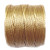 S-Lon Beading Cord Wheat Heavy TEX400 .9mm Nylon Thread Per Spool