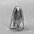 Smooth Flower Petal Cone Bead Caps 12x10mm Antique Silver Plated Iron Q100 Per Pkg