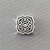 Carved Square Tile 11mm Antique Silver Plated Q20 Beads Per Pkg