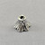 Trumpet Flower Bead Caps 11.5x9mm Antique Silver Plated Alloy Q40 Per Pkg