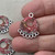 Coral Bohemian Filigree Hoop Chandelier Findings Artisan Earring Components Q4 Per Pkg