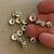 8mm Crystal AB Rondelle Preciosa Beads Silver Plated Czech Q18 Per Pkg