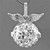 Filigree Wing Aromatherapy Oil Diffuser Harmony Wish Locket Pendant 34x29mm Antique Silver Plated Copper Q1 Per Pkg