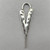 Folk Heart Tray Pendants 60x18mm Antique Silver Plated Q5 per Pkg