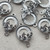Rivoli Tray Bezel Setting Links Connectors 29x18mm Antique Silver Plated Alloy Q10 Per Pkg
