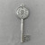 Medallion Key Cabochon Memory Tray Pendants 75x25mm Antique Silver Plated Alloy Q6 Per Pkg