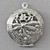 Dragonfly Flowers Memory Locket Pendants 18mm Antique Silver Plated Copper Q2 per Pkg