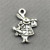 Small Wonderland Rabbit Charms 20x15mm Antique Silver Plated Alloy Q6 per Pkg