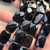 18x14mm Obsidian Faceted Rectangle Semi Precious Beads Per Strand