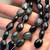 14x10mm Rainbow Obsidian Faceted Oval Semi Precious Beads Per Strand