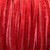Red 2.5mm Thick Dyed Flat Suede Lace Leather Jewelry Cord per Foot