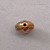 Faceted Oval Beads 10x8mm Antique Copper Plated Alloy Q30 Per Pkg
