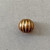 Corrugated Round Ball 8mm Antique Copper Plated Alloy Q50 Beads Per Pkg