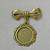 Round Rose Bow Cabochon Memory Tray Pin Brooches 35x25mm Antique Brass Plated Alloy Q2 Per Pkg