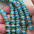 8mm Cathedral Czech Glass Beads Matte Aqua Seafoam Marble Mercury 15 Beads Per Strand