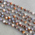 Desert Sunset Beaded Rosary Chain 8mm Crystal Antique Copper Plated Per Foot