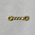 Twisted Bar 2 Loop Links 15x3mm Antique Brass Plated Alloy Q24 Per Pkg