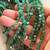 Green Aventurine 7mm Diamond Semi Precious Stone Beads 32Pcs Per Strand