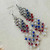Americana Filigreework Chandelier Earrings Silver Artisan Made in the USA Per Pair