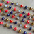 So Glitzy Today Beaded Rosary Chain 8mm Crystal Gold Plated Per Foot