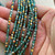 4mm Matte Emerald AB Faceted Fire Polish Czech Glass Round 50 Beads Per Strand