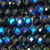 Jet Starlight 10x8mm Faceted Rondelle Chinese Crystal Glass Beads Per Strand