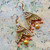 Mermaid Pearl Coral Chandelier Earrings Gold Artisan Made in the USA Per Pair