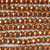 Metallic Cocoa 8x6mm Faceted Rondelle Chinese Crystal Glass Beads Per Strand