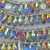 Purple Aurora 13x6mm Briolette Teardrop Chinese Crystal Glass Beads Per Strand