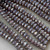 8x5mm Bellflower Czech Glass Mauve Mercury 25 Beads Per Strand