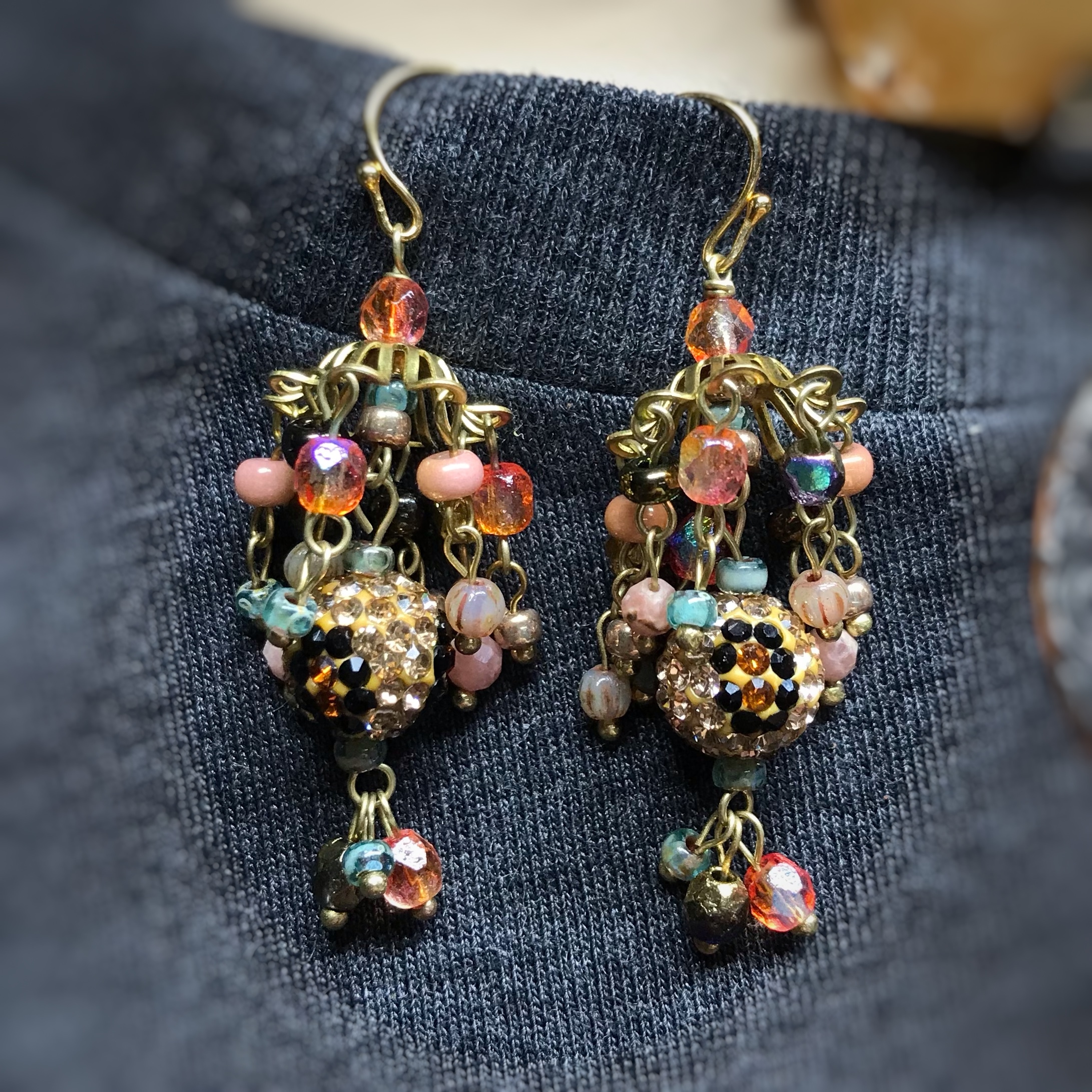 Princess Boho Bali Style Chandelier Earrings