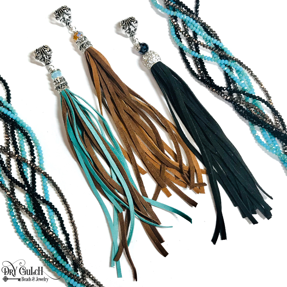 Leather Tassel Pendant