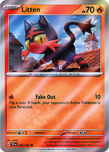 Litten - TEF-032-RH - (Reverse Holo) Litten - TEF-032-RH - (Reverse Holo)