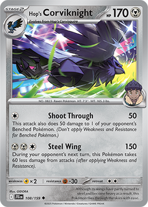 Hop's Corviknight - JTG-108 Hop's Corviknight - JTG-108