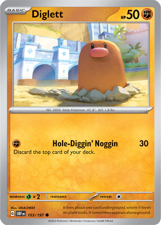 Diglett - OBF-103