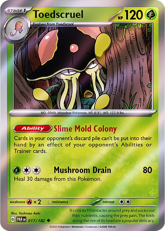 Toedscruel - PAR-017-RH - (Reverse Holo)