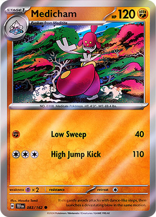 Medicham - TEF-083-RH - (Reverse Holo)