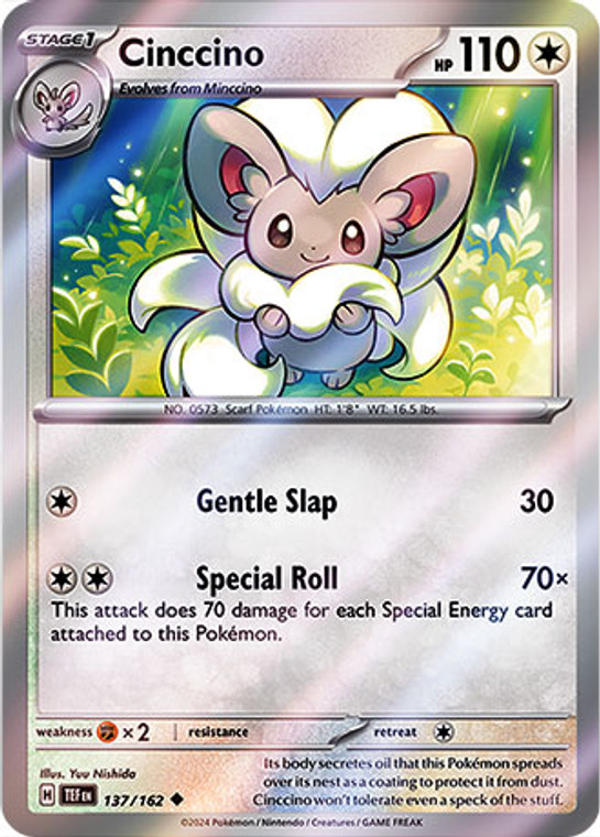 Cinccino - TEF-137-RH - (Reverse Holo)