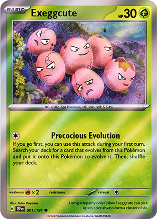 Exeggcute - SSP-001-RH - (Reverse Holo)