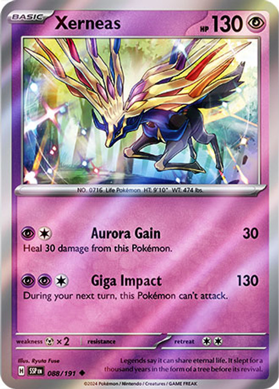 Xerneas - SSP-088-RH - (Reverse Holo)