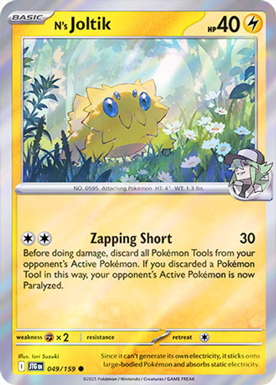 N's Joltik - JTG-049-RH - (Reverse Holo)