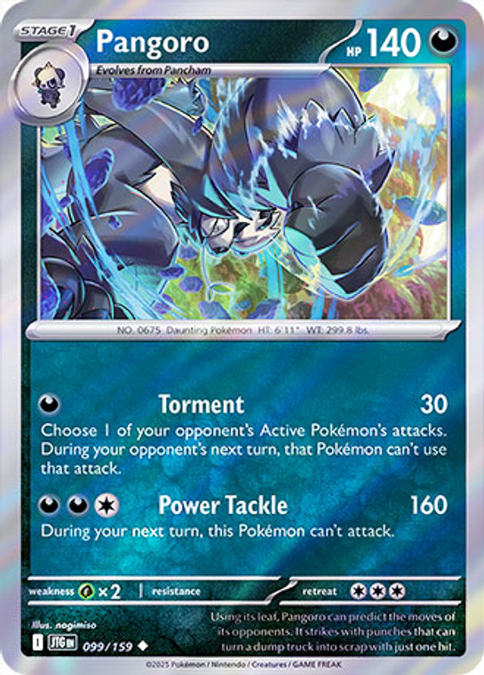 Pangoro - JTG-099-RH - (Reverse Holo)