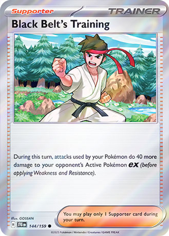 Black Belt's Training - JTG-144-RH - (Reverse Holo)