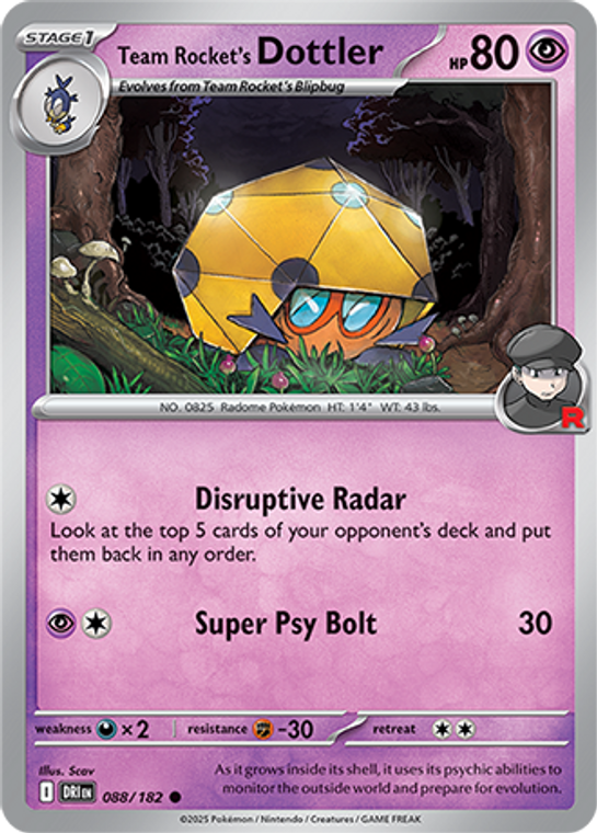 Team Rocket's Dottler - DRI-088