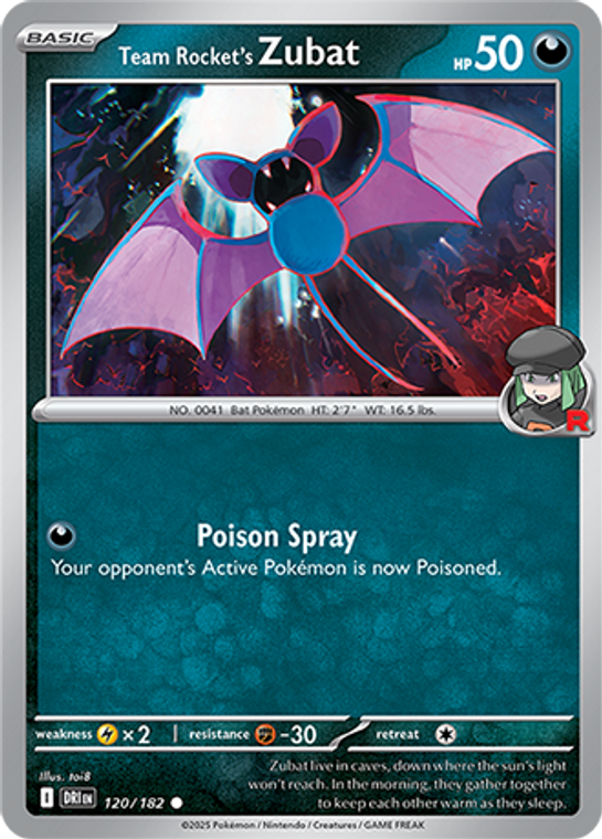 Team Rocket's Zubat - DRI-120